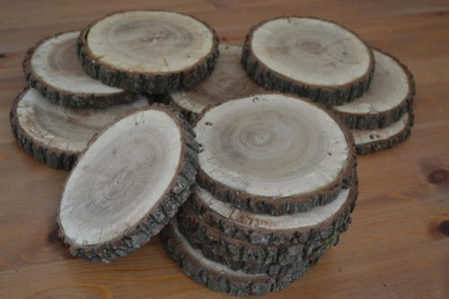 Dřevěné kulatiny - malé cca 15 cm15 ks